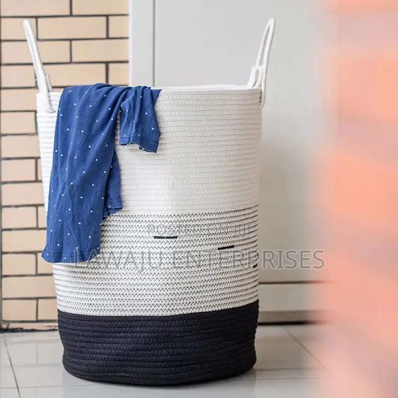 Large Cotton Rope Laundry Basket