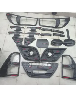 Hilux Revo Black Lamp Cover Kit Headlamp Kit Original