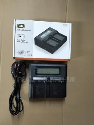 LCD Dual Fast Charger for Np-F Series Battery.