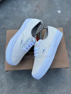 White Corduroy Vans