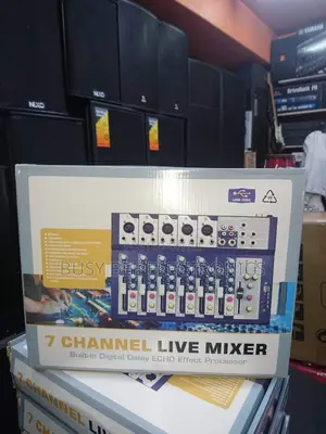 7channel Live Mixer With Digital Delay Effect Processor
