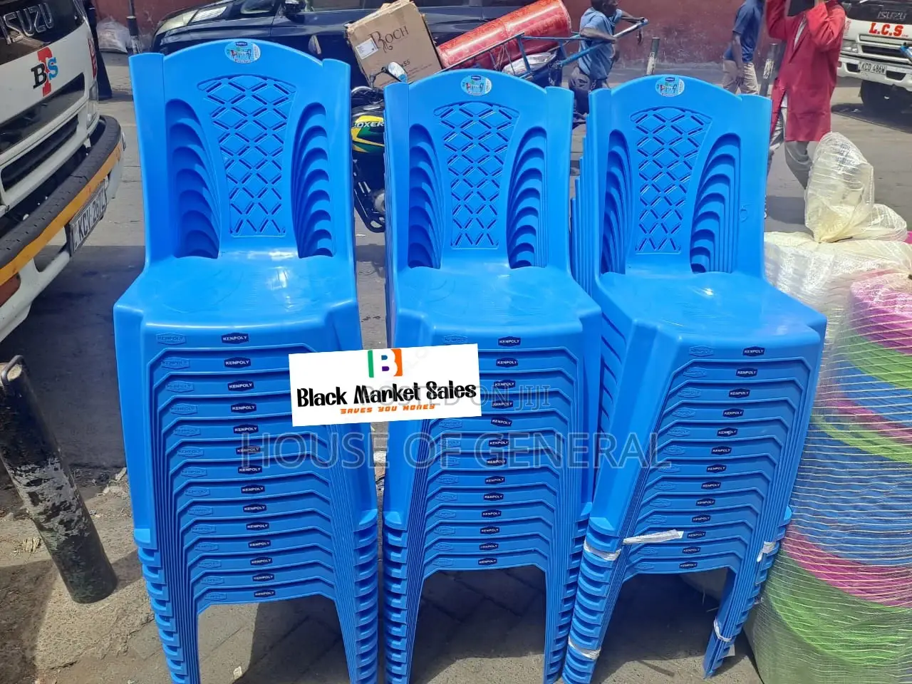 Armless Kenpoly Plastic Chair