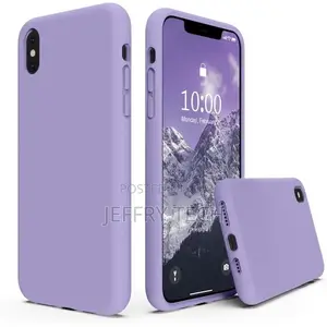 For Apple iPhone XS MAX (6.5 INCH) Real Silicone Case With I