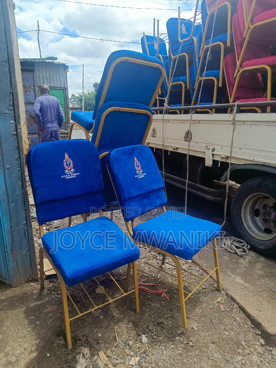 Church Chairs, With Logo 