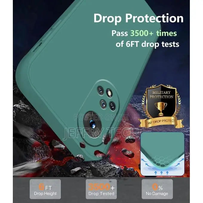 Silicone Case Microfiber Lining Cover for Huawei Nova 9