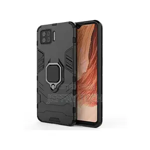 AESTMO Back Cover for Oppo A73 5G (Black, Rugged Armor, Pac