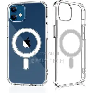 PRH Back Cover for iPhone 12 Pro (Transparent, Magnetic Cas