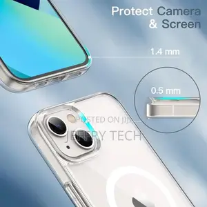 SBMS Back Cover for Apple iPhone 13 (Transparent, Shock Pro