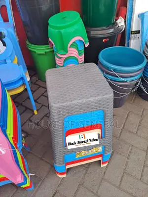 Bamboo Plastic Stool