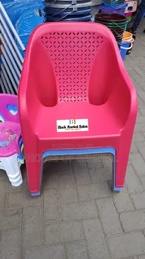 Pink Skyplast Plastic Chair