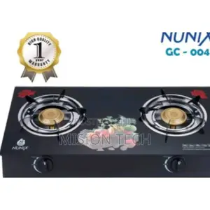 Nunix 2 Burner Glass Top Cooker