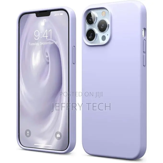 Liquid Silicone Back Cover for Apple iPhone 13 Pro Max, Log