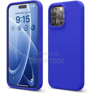 Apple iPhone 15 Pro Real Silicone Case With Inside Microfibe
