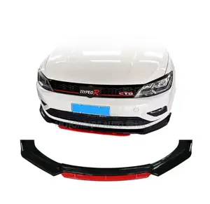 Universal Bumper Lip/Bumper Kit Black Red