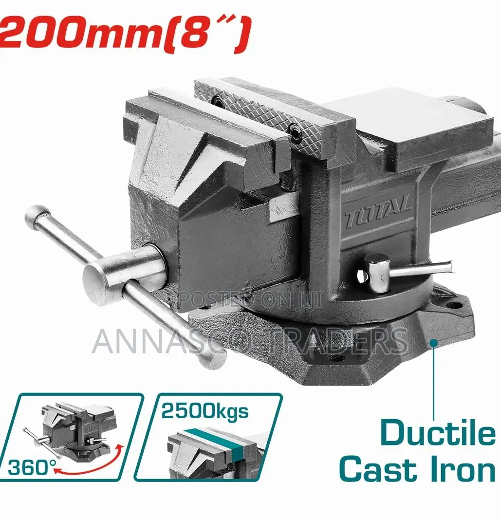 TOTAL STRONG THT6186 Bench Vice Size:8"