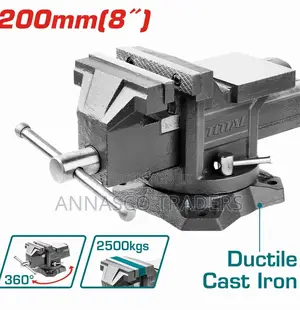 TOTAL STRONG THT6186 Bench Vice Size:8"