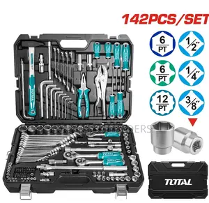 TOTAL THKTHP21426 142 PCS Combination Tools Set