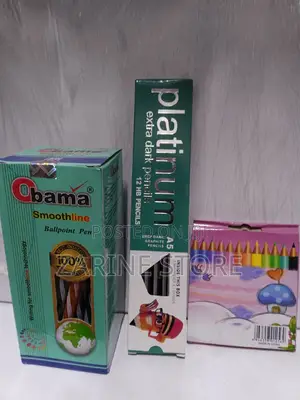 Obama 50pcs, Platinum Colouring Pencil 12pcs Each