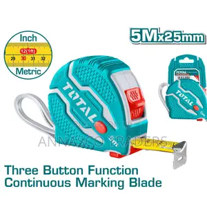 TOTAL STRONG Steel Measuring Tape 5M