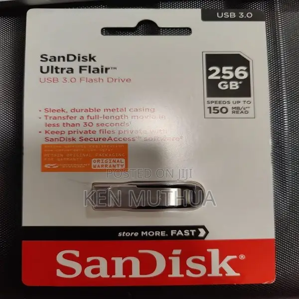 Sandisk Ultra Flair 3.0 256GB Flash Drive Disk
