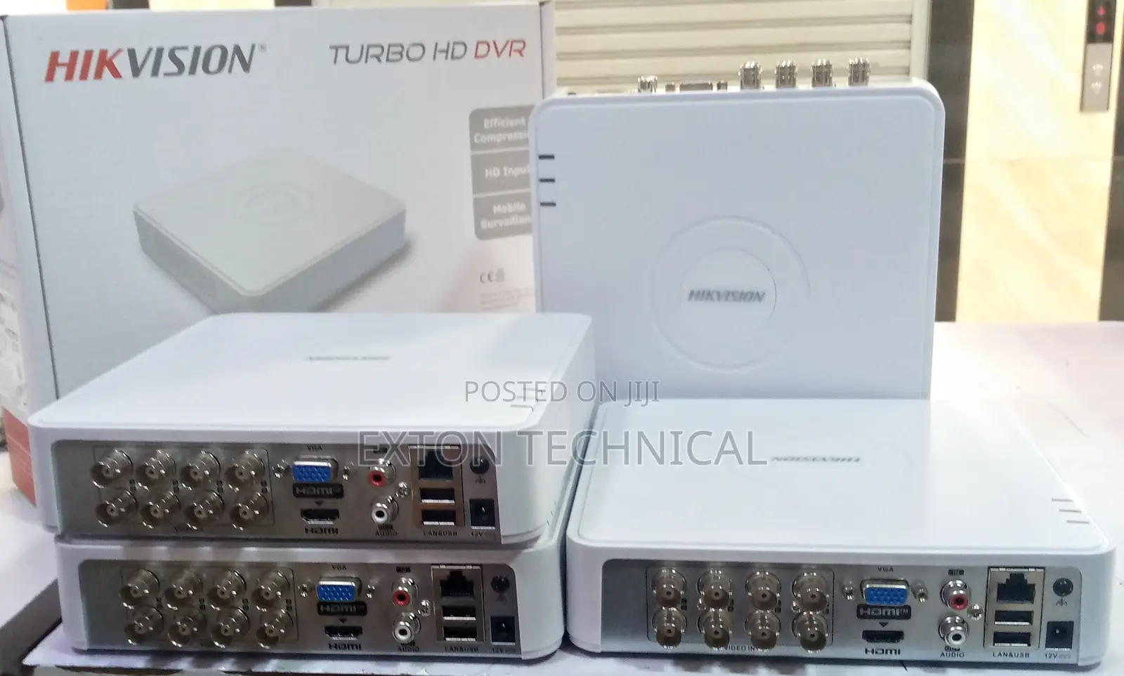 1080p Connector Type Wired Hikvision 8 Channel DVR Plastic