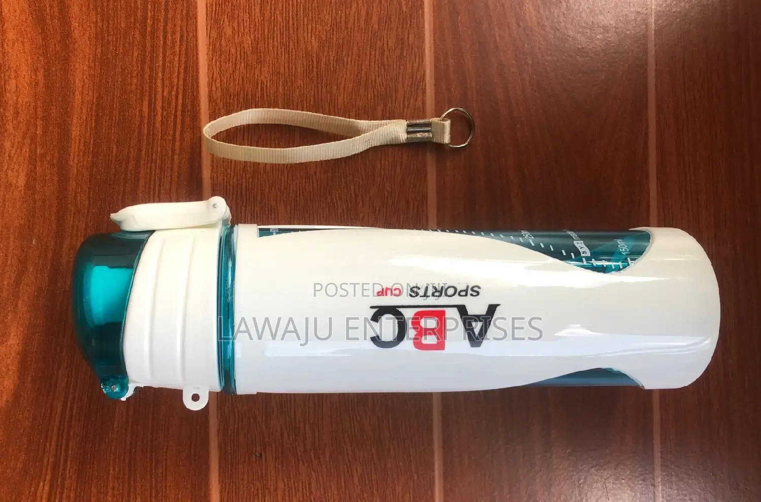 Blue Abc Sports Water Bottle