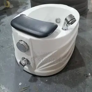 White Silver Pedicure Bowl/Sink