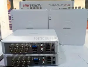 White Hikvision DVR 8 Channel Turbo Hd Plastic 1080p