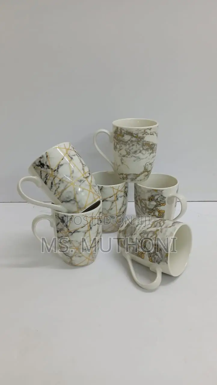 Golden Ceramic Mugs