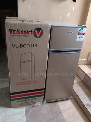 Volsmart 3 Star Rating 118l Double Door Refrigerator