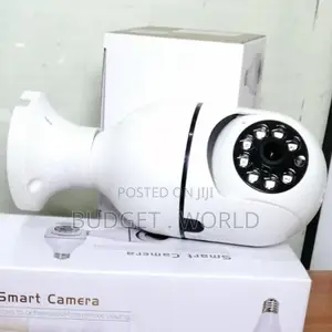 360° Smart Home Security Camera Light PTZ Bulb Camera*