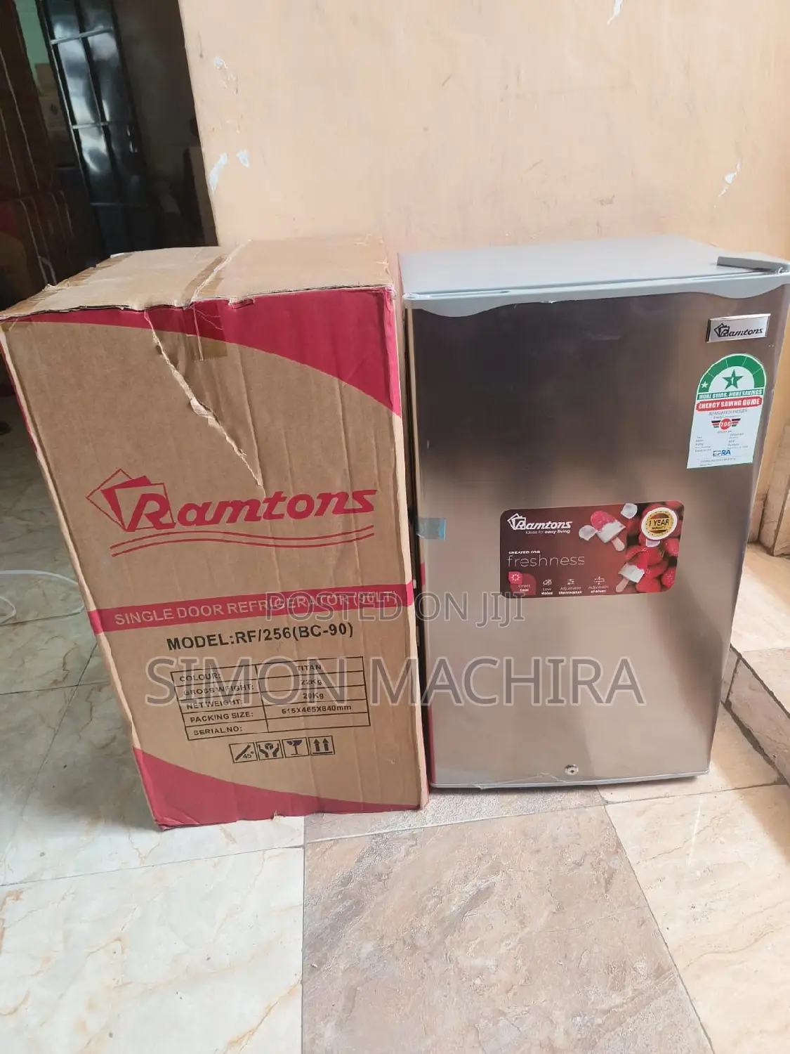 Ramtons 90L Single Door Fridge