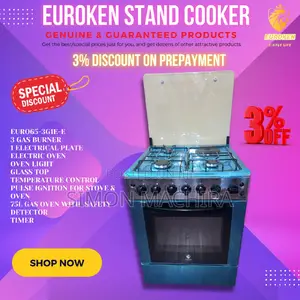 Euroken Standing Cooker. 3G+1E