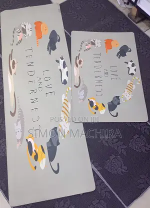 2 Piece Kitchen Rubber Mats.