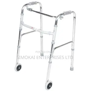 Stainless Steel Walker, Height Adjustable, Foldable Adult