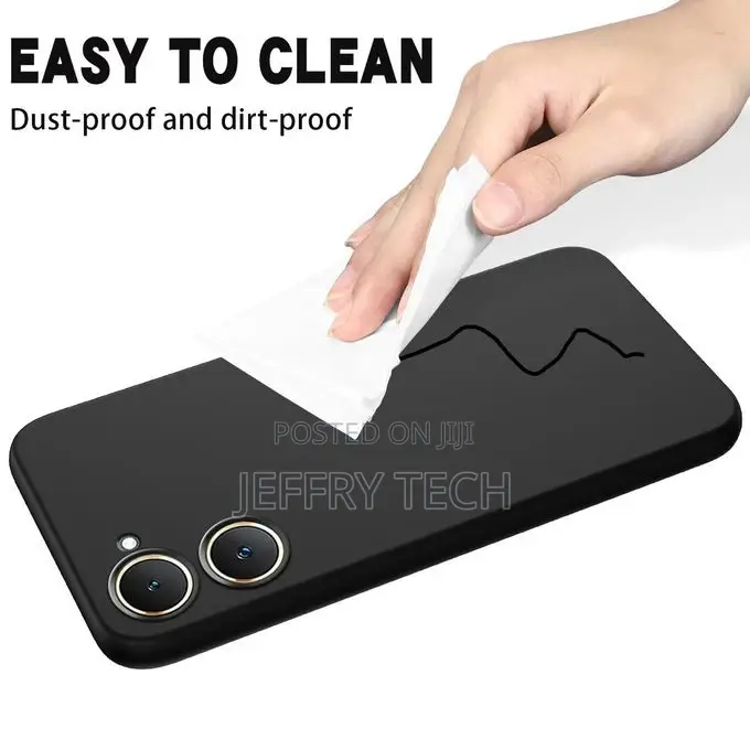 Vivo Y03 Silicone Dropproof Full Coverage Protective Case(Bl