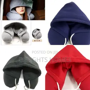 Travel Neck Pillow With Hoodie