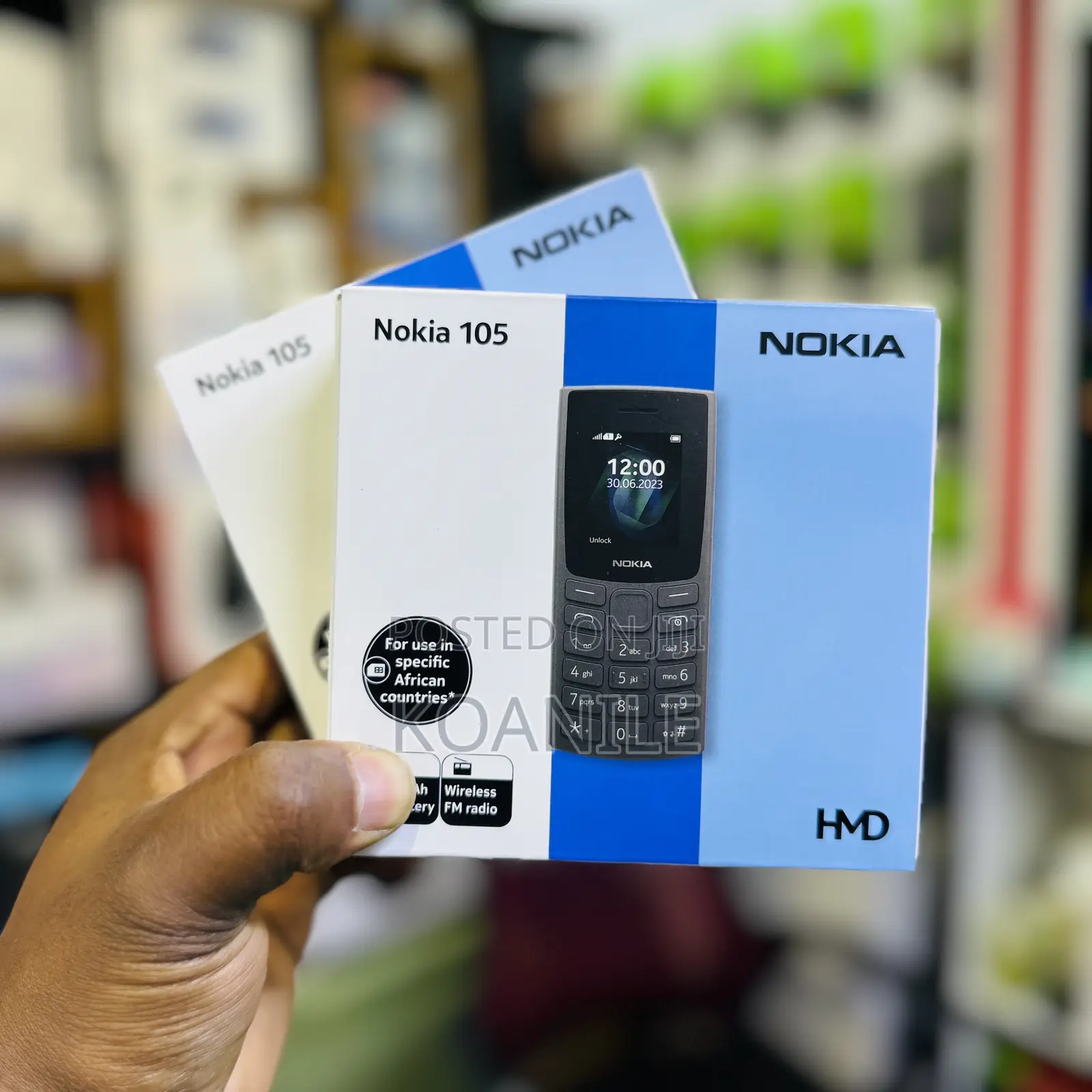 New Nokia 105 4G Black