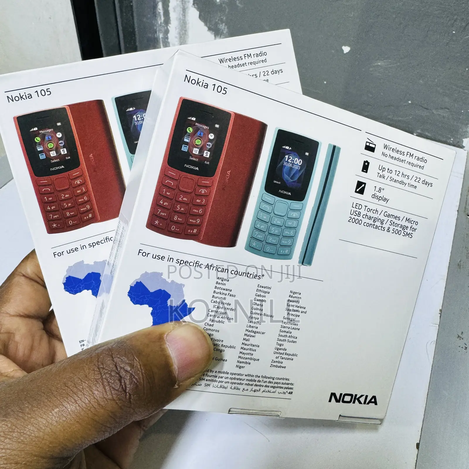 New Nokia 105 4G Black