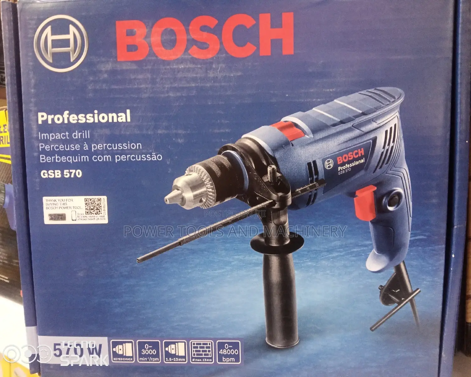 Bosch 570w 13mm Chuck Impact Drill