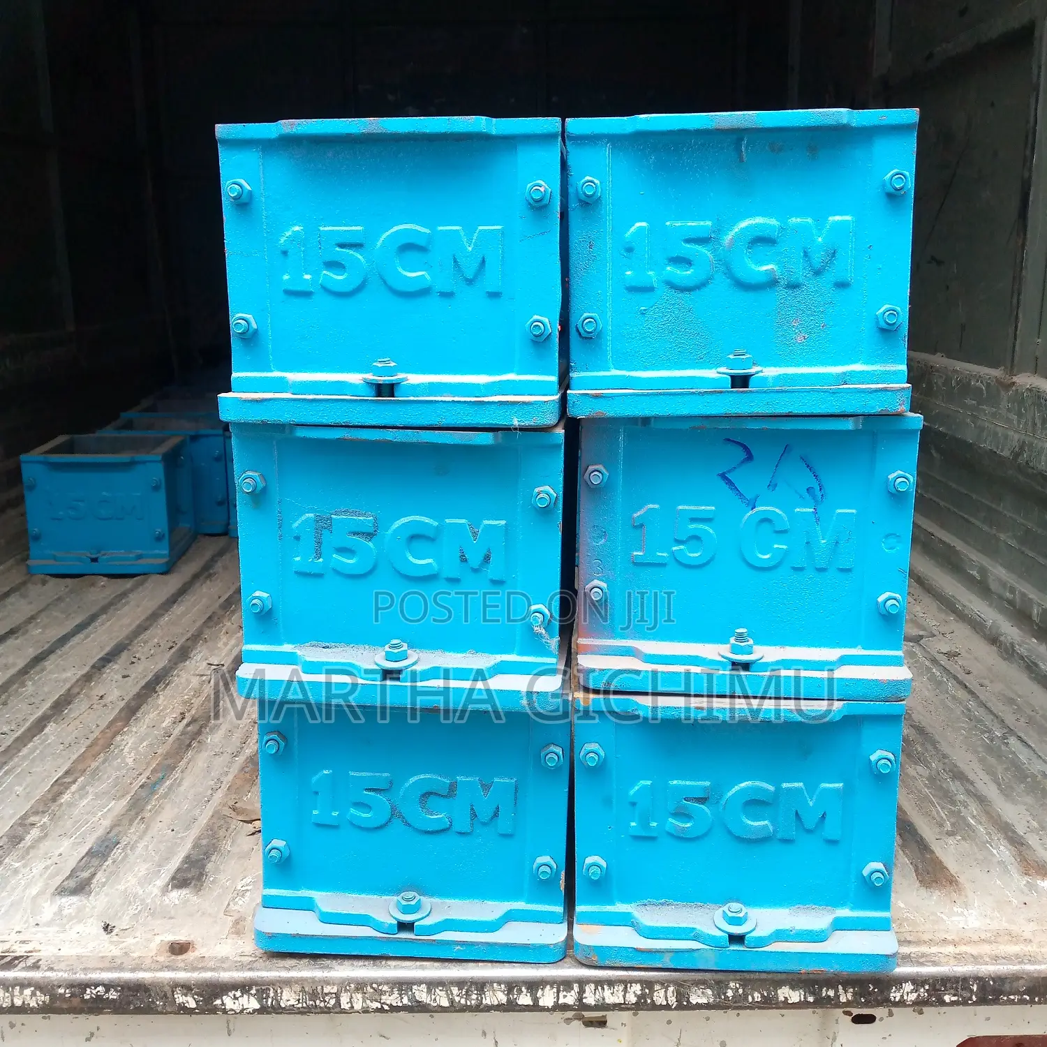 Cast Iron Concrete Testing Cube Moulds