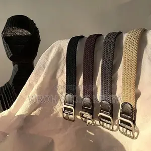 Woven Waist Belt - Stretching