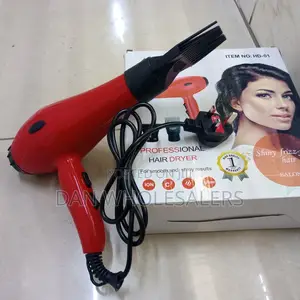 Nunix Blow Dry Hair Dryer - Red - HD01, Newest Ideal