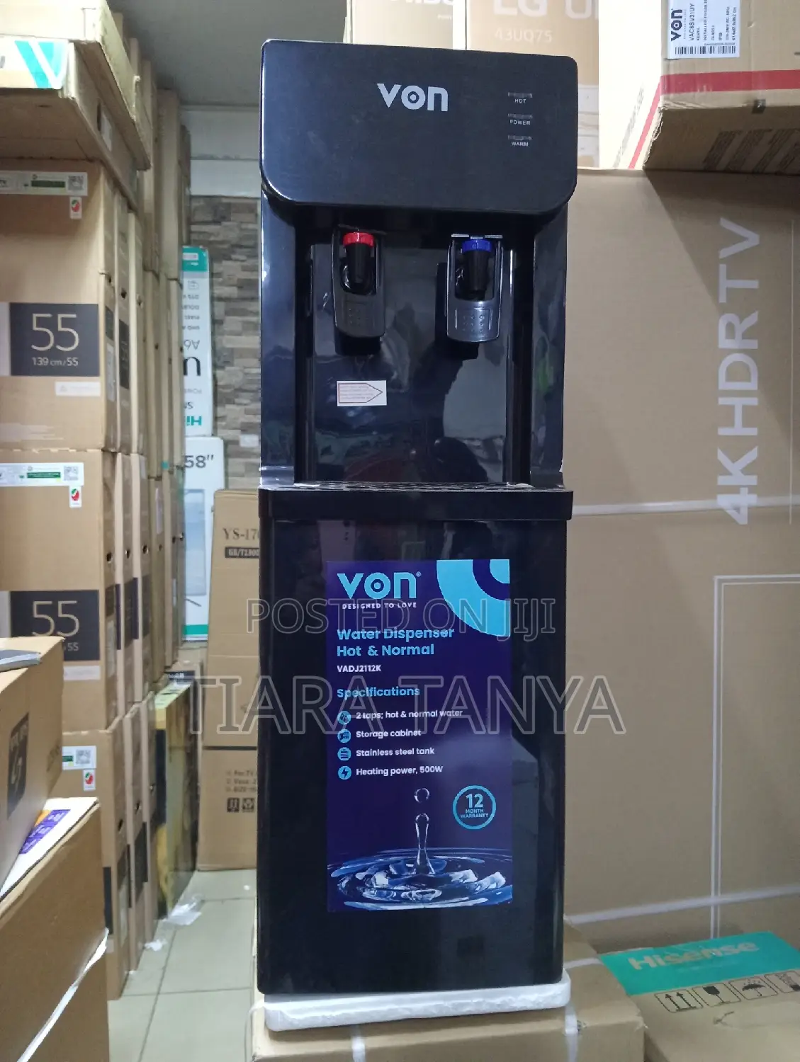 Von Hot Normal Water Dispenser