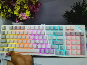 T50 97 Key Mechanical Keyboard With Knob, RBG Lighting