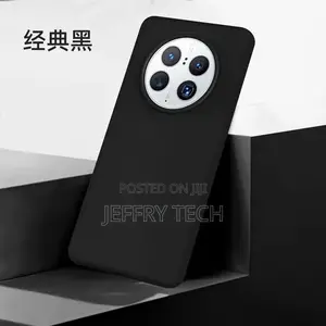 Case for HUAWEI Mate 50 Pro Black Silicone All Inclusive No6
