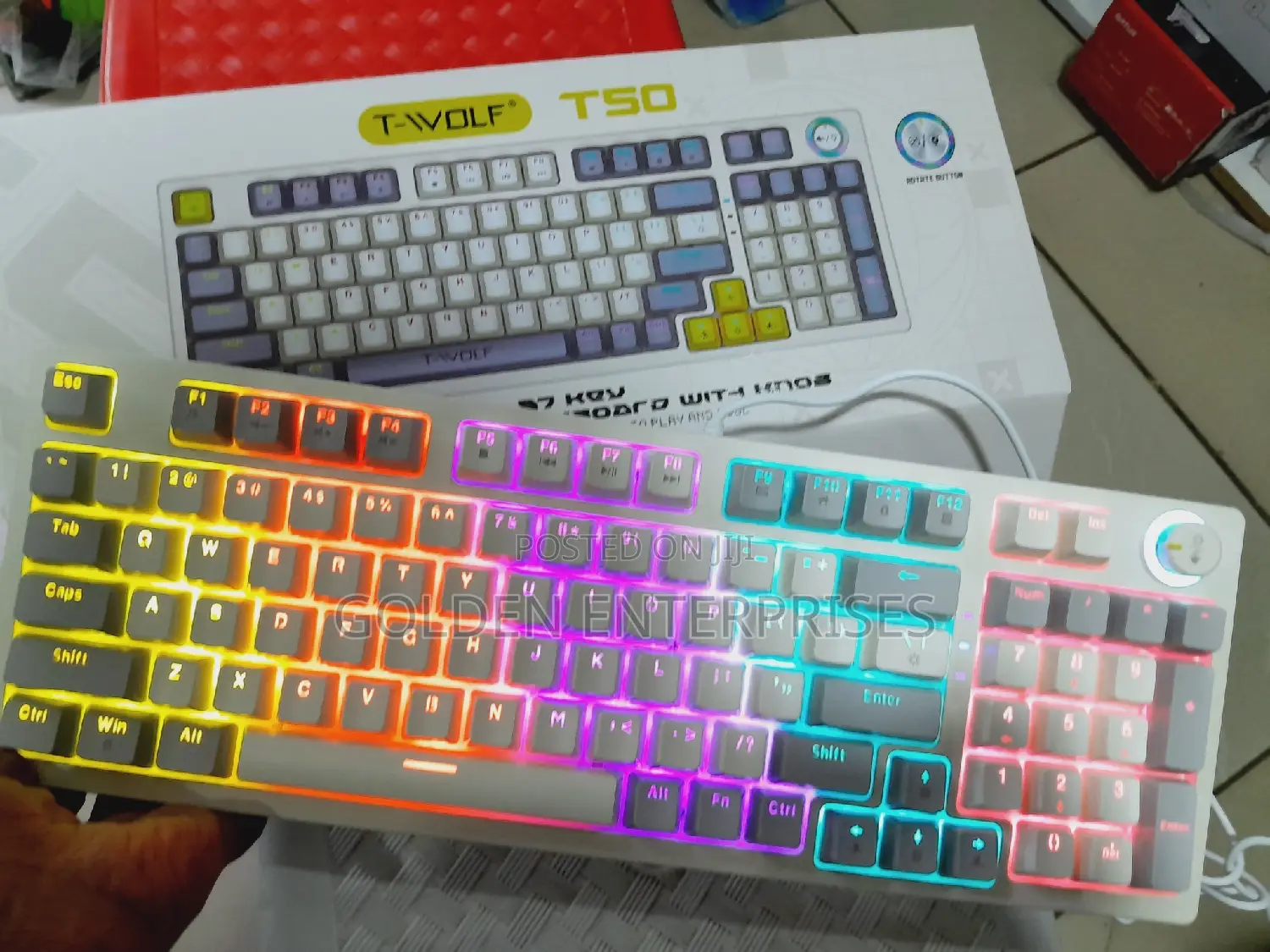 RGB Backlight 97 Key Mechanical Keyboard for Gaming