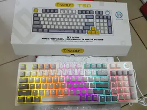 T50 97key Mechanical Keyboard With Knob and RGB Back-Light