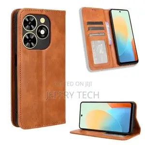 Tecno Pop 8 Wallet Case Best Stand Top Leather Case Flip Cov