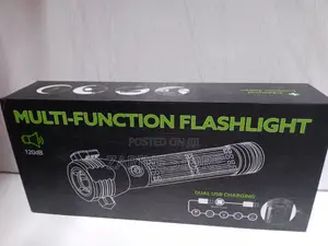 Multi Function Flashlight, Dual USB Charging, Escape Rescue